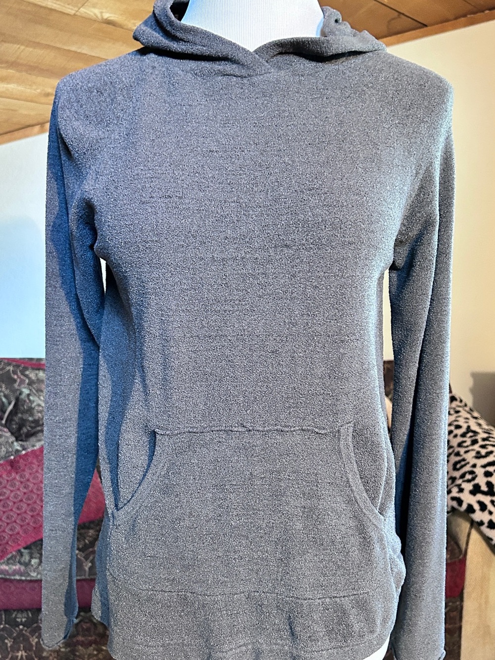 Barefoot Dreams Women's Hooded Pullover Sweater - Gray